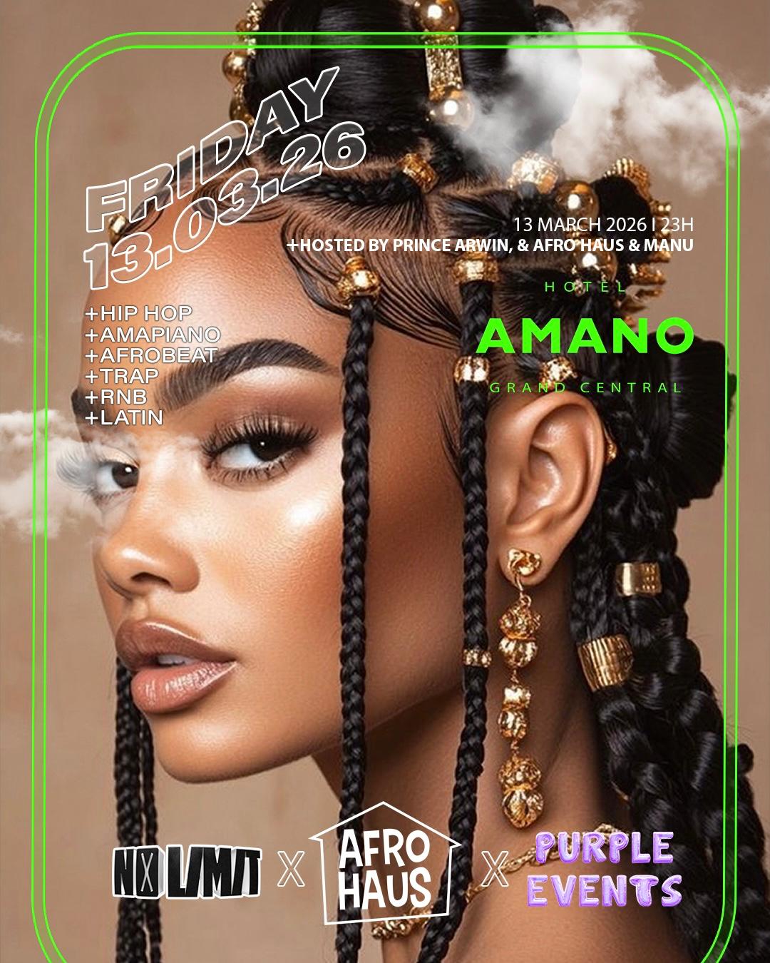   NO LIMIT x AFROHAUS x PURPLE EVENTS