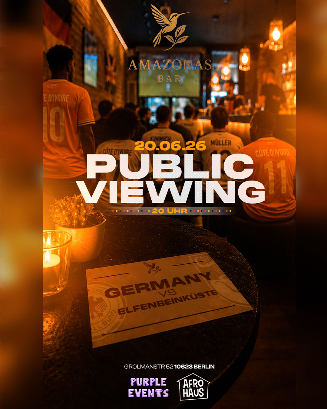  Public Viewing in der Amazonas Bar