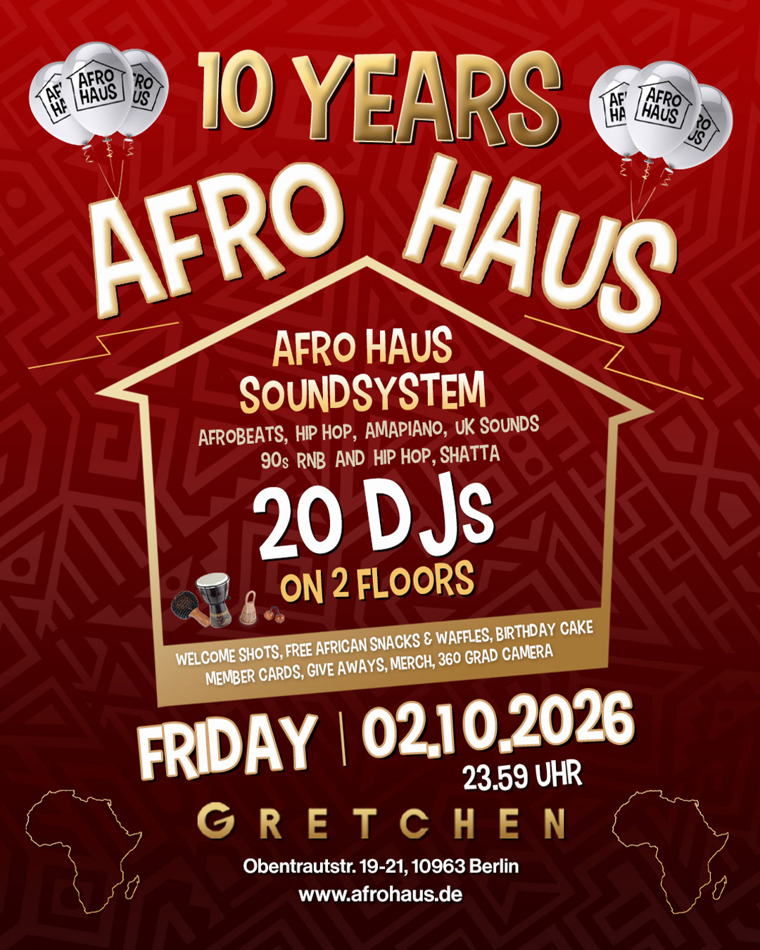  10 JAHRE AFRO HAUS